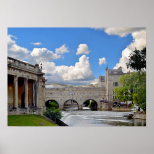 Bad, Pulteney Bridge. Poster