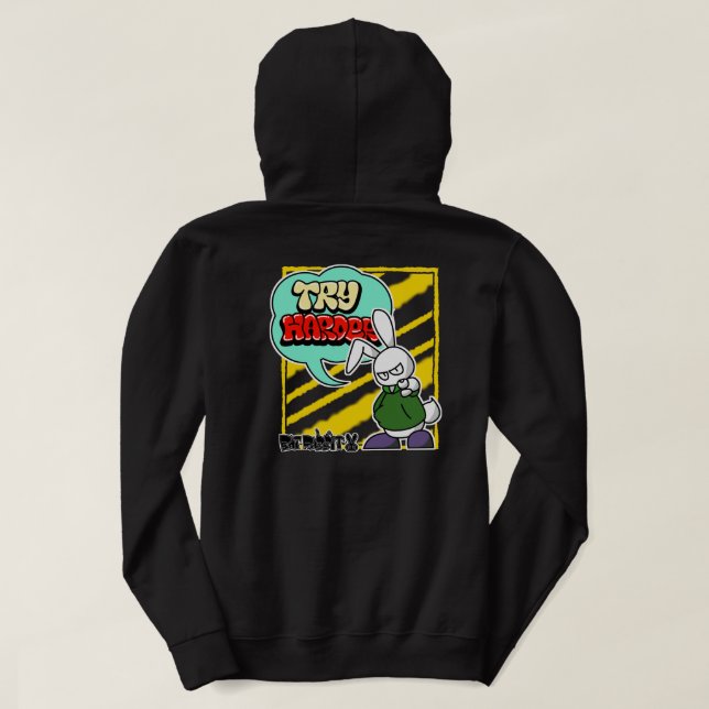 BAD RABBIT SERIES – Deadpan Bunny Attitude Tees (Design Rückseite)