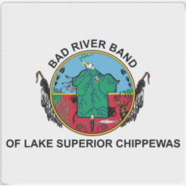 Bad River Band Flag, USA Aufkleber
