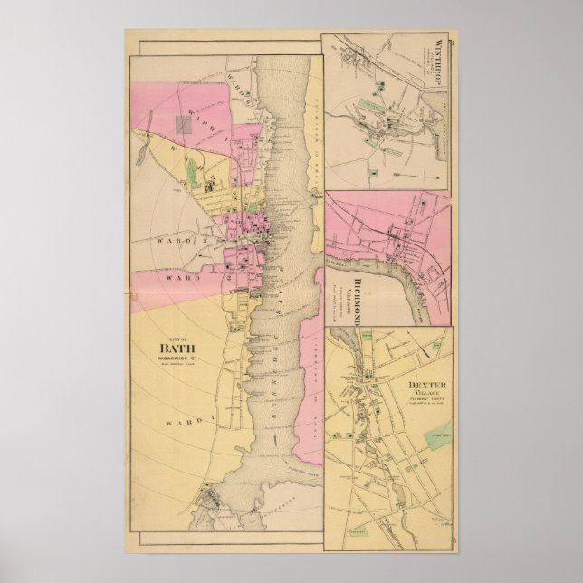 Bad, Sagadahoc-Landkreis Poster (Vorne)