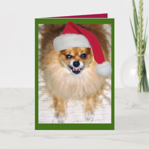 Bad Santa Christmas Card Feiertagskarte