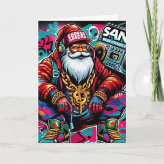 BAD SANTA CHRISTMAS CARD KARTE