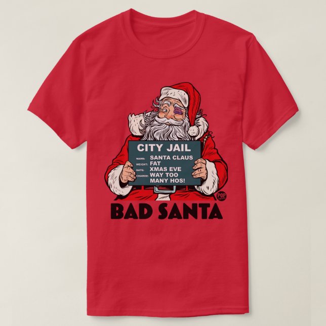 BAD SANTA T-Shirt (Design vorne)