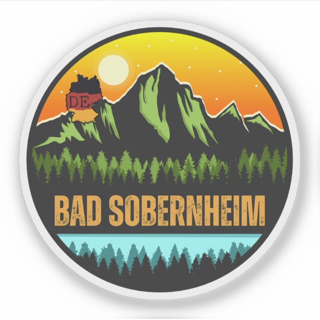 Bad Sobernheim, Deutschland Aufkleber (Vorderseite)