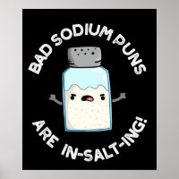 Bad Sodium Puns sind in Salz Salz Salz Pun Dark BG
