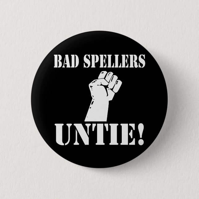 Bad Spellers UNTIE!! Button (Vorderseite)