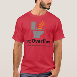 Bad Stack Overflow dunkel auf Licht T-Shirt
