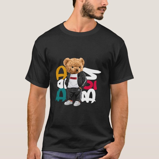 Bad Teddy Bear Style Fun T-Shirt (Vorderseite)
