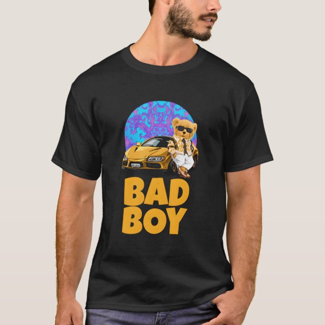 Bad Teddy Bear Style Fun T-Shirt (Vorderseite)