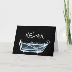 BAD TUB X-RAY VISION SKELETON - BLAU KARTE