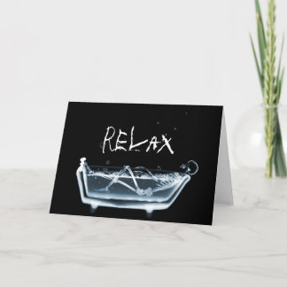 BAD TUB X-RAY VISION SKELETON - BLAU KARTE