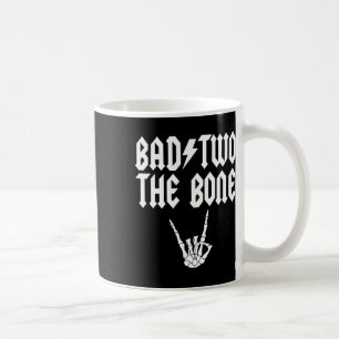 Bad Two, das Knochenskelett Handfamilie 2. Geburts Kaffeetasse