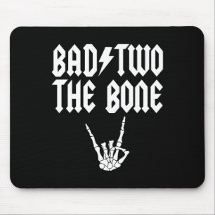 Bad Two, das Knochenskelett Handfamilie 2. Geburts Mousepad