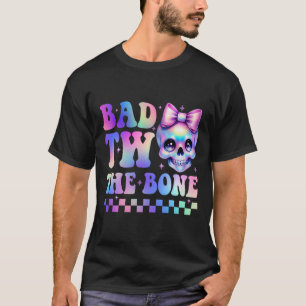 Bad Two der Knochen 2. Geburtstag Kind Gefärbte Kr T-Shirt