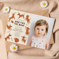 Bad Two The Bone Hunde 2. Geburtstag Party Foto