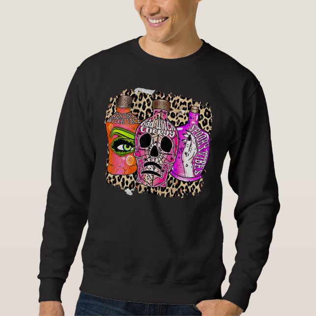 Bad Witch Energy Leopard Sweatshirt (Vorderseite)