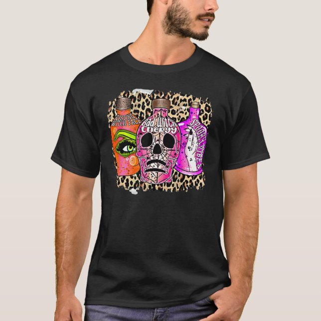 Bad Witch Energy Leopard T-Shirt (Vorderseite)