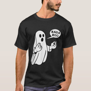 Bada Boo Italienischer Geist Lustiges Halloween T- T-Shirt