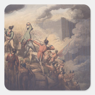 Badajoz am 6. April 1812 'von den Siegen von Th Quadratischer Aufkleber