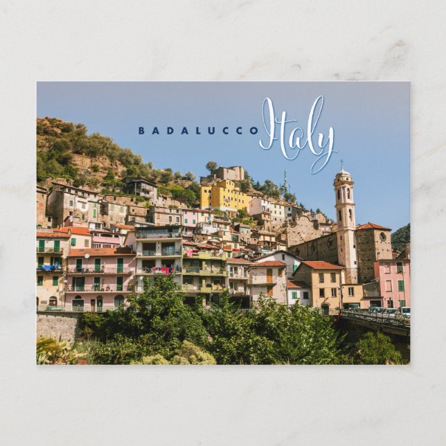 Badalucco Italien Postkarte (Vorderseite)
