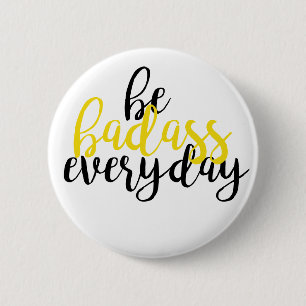 Badass Abzeichen Button