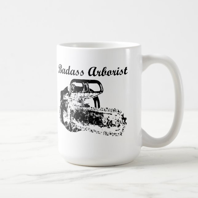 Badass Baumzüchter - Kettensäge Tasse (Rechts)