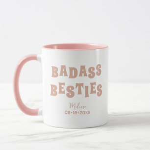 Badass Besties Funny Bridesmaid Gefallen Tasse