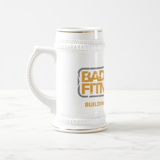 Badass Bier Stein Bierglas (Links)
