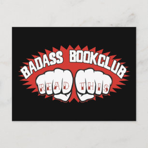 Badass Bookclub Postkarte