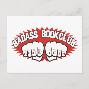 Badass Bookclub Postkarte