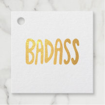 BADASS Bunte Lustige Lettering