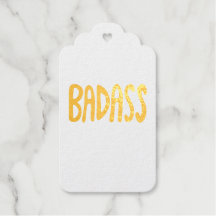 BADASS Bunte Lustige Lettering