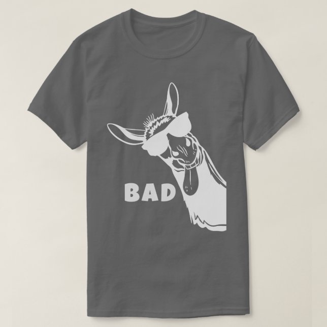 Badass Donkey Funny Pun Graphic Novelty erschütter T-Shirt (Design vorne)
