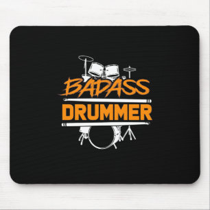Badass Drummer Mousepad