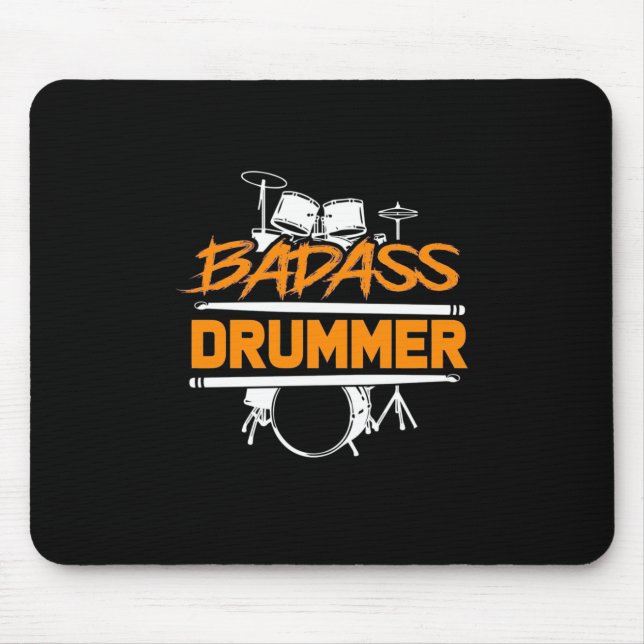 Badass Drummer Mousepad (Vorne)