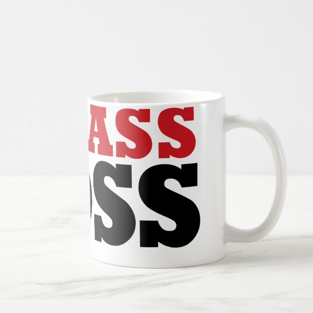 Badass Funny Boss Tasse (Rechts)