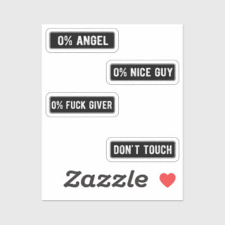 Badass Funny Helmet Stikers Pack II Aufkleber