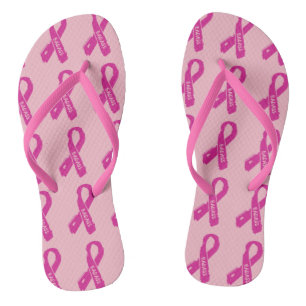 Badass/gerissenes Band...Brustkrebs Flip Flops