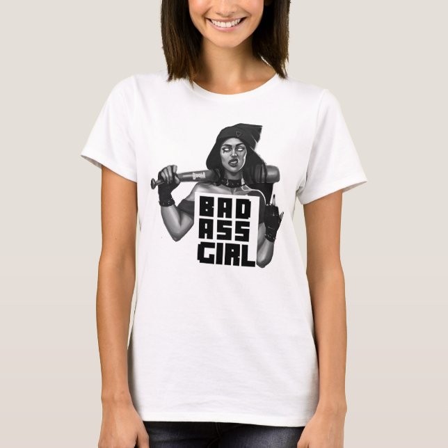 Badass Girl T-Shirt (Vorderseite)