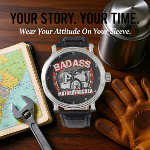 Badass Mothertrucker Armbanduhr
