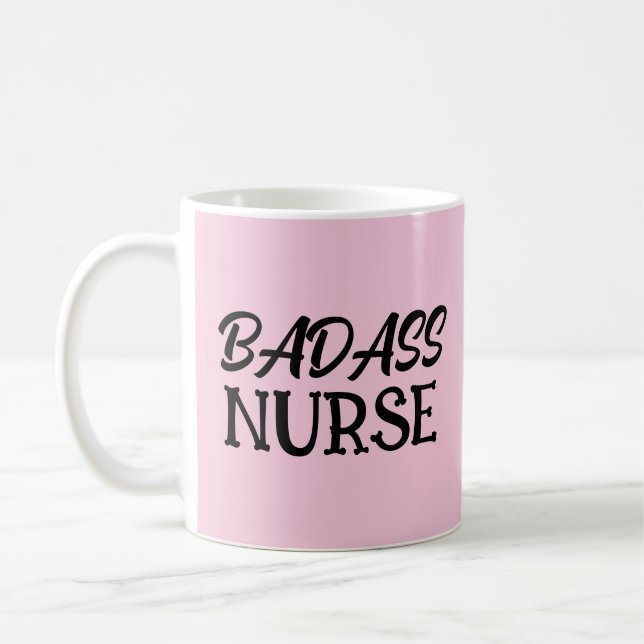 BADASS NURSE KAFFEE TASSE (Links)