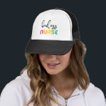 Badass Nurse Truckerkappe<br><div class="desc">Bright and stylish design for all the badass nurses and caregivers!</div>