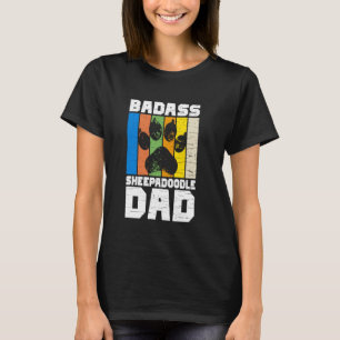 Badass Sheepadoodle Vater Sheepadoodle T-Shirt