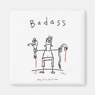 Badass Snake Typ Magnet