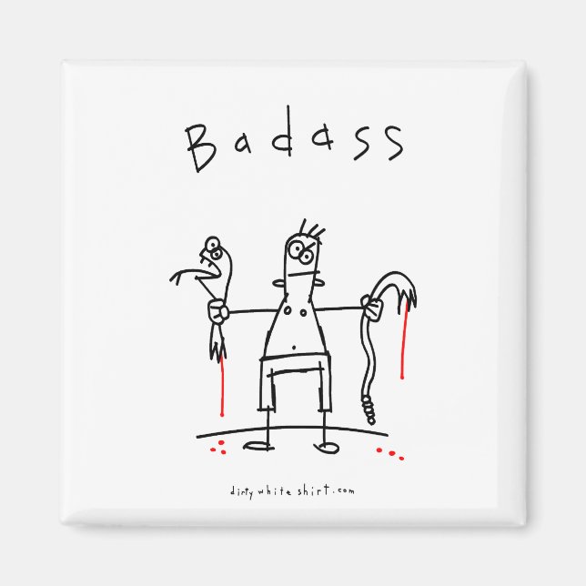 Badass Snake Typ Magnet (Vorne)