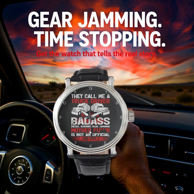 Badass Trucker: Kein offizieller Titel Armbanduhr (Von Creator hochgeladen)