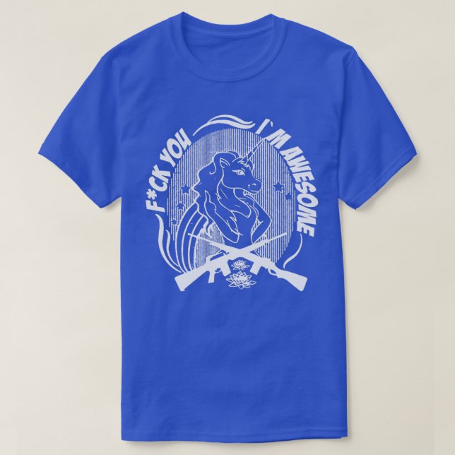 Badass Unicorn 1 T-Shirt (Design vorne)