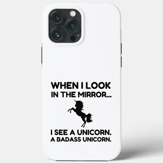 BADASS UNICORN Case-Mate iPhone HÜLLE (Rückseite)