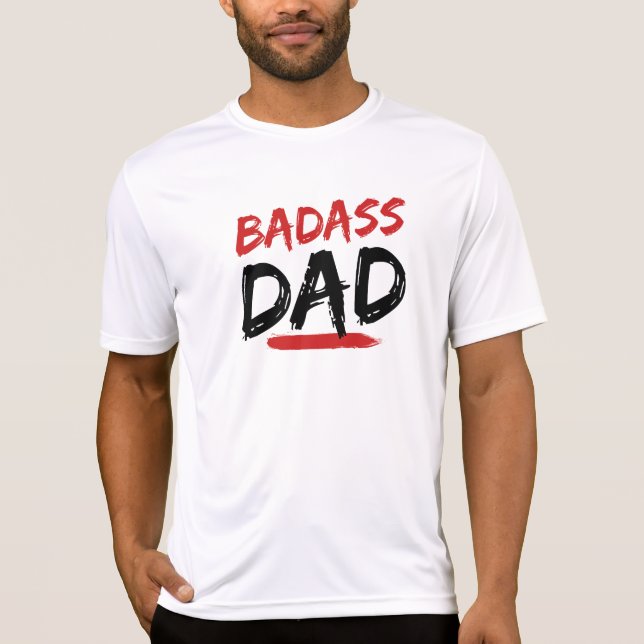 BADASS-VATER T-Shirt (Vorderseite)