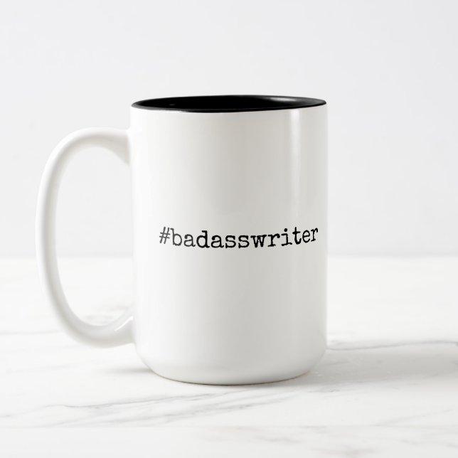 Badasswriter bestie Tasse - groß (Links)